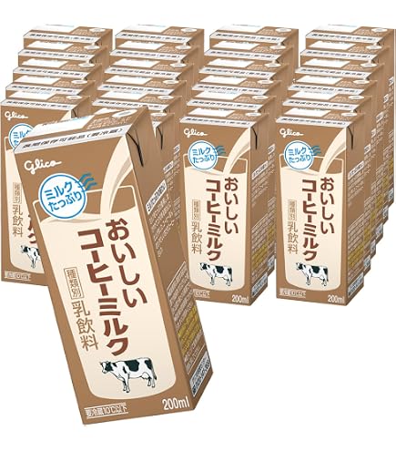 たっぷりミルク大缶6缶 他 Amazon.co.jp: [冷蔵]グリコ カフェオーレたっぷりミルク 180ml×20本