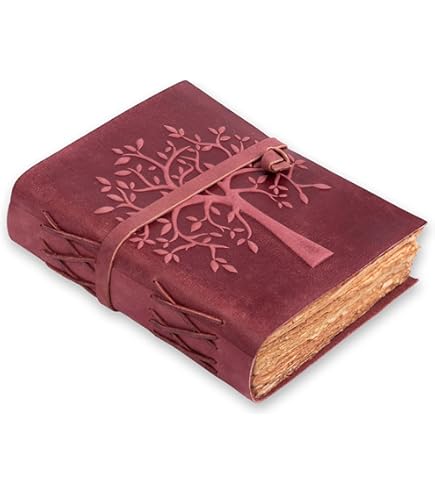Amazon.co.jp: LEATHER VILLAGE 祈りの日記 詩篇 46:10 エンボス加工