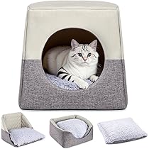 Amazon | ペットベッド夏冬両用 ふみふみ猫ベッド 折りたたみ 3way