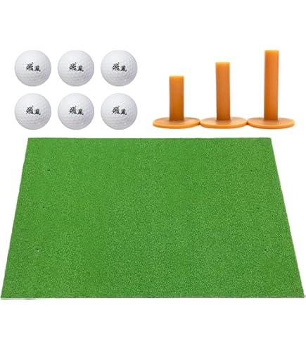 Amazon | 【プロ仕様】極厚 交換できる ゴルフマット Premium ゴルフ