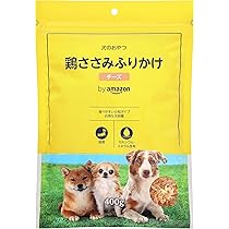 Amazon | by Amazon 犬のおやつ 鶏ささみ ふりかけ チーズ 400g 大容量