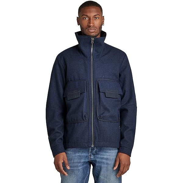 Amazon | [ジースターロゥ] メンズ ボンバージャケット MA-1