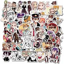 Amazon.co.jp: 50枚の漫画地縛少年花子くんアニメ防水シール旅行