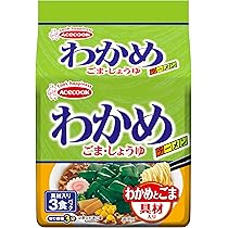 Amazon.co.jp: エースコック わかめラーメン ごま・しょうゆ 3食パック