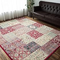 KIYOKO Y2862 y2923 絨毯2枚 Amazon | サヤンサヤン パッチワーク モケット織 ラグ 14531 195х195 2