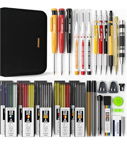 Amazon.co.jp: STAGEEK シャープペンシルセット レザーケース
