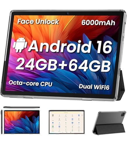 Amazon.co.jp: タブレット、6+8GB (拡張) RAM 256GB ROM、11インチ