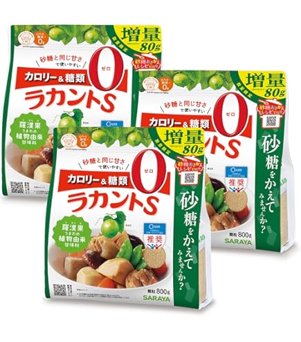 Amazon.co.jp: サラヤ ラカントS顆粒 600g-3 パック : 食品・飲料・お酒
