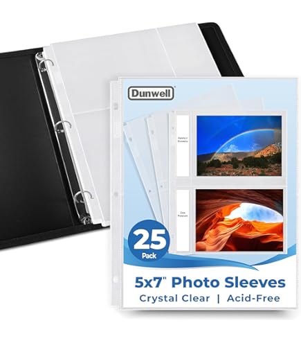 Amazon.co.jp: 30パック 4 x 6インチ フォトアルバム リフィルページ 3