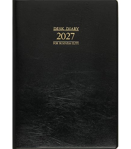 Amazon.co.jp: 高橋 手帳 2026年 A5 ウィークリー デスクダイアリー 黒