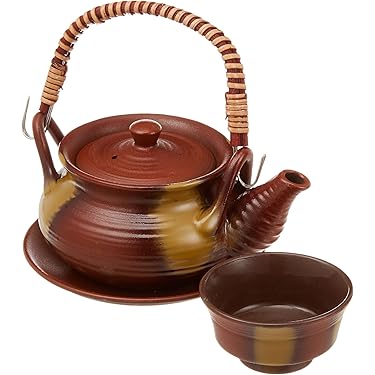 茶色の陶器製土瓶蒸し容器 13個セット Amazon.co.jp: ちょっと 大きめ 土瓶 蒸し (茶) セット※いづれか