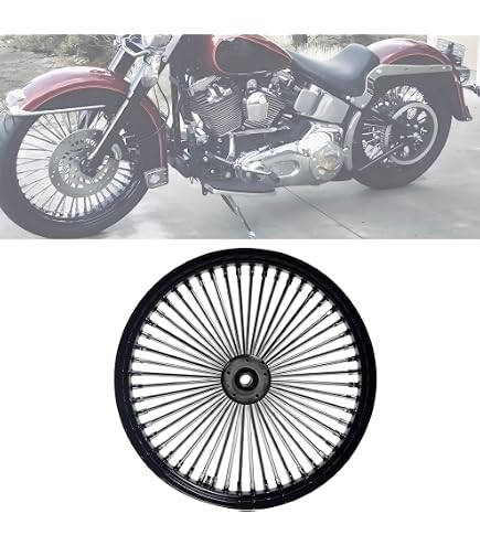 Amazon.co.jp: 21インチ ハーレーファットスポークホイール 21X2.15 52