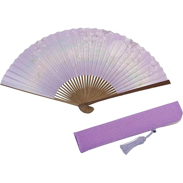 花柄ピンク扇子 新登場！夏の売れ筋！かわいい小花柄デザイン！Ripple