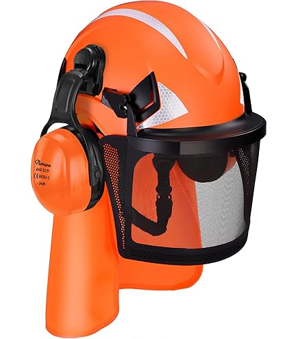 Amazon.co.jp: GREEN DEVIL 作業用ヘルメット 林業 ヘルメット