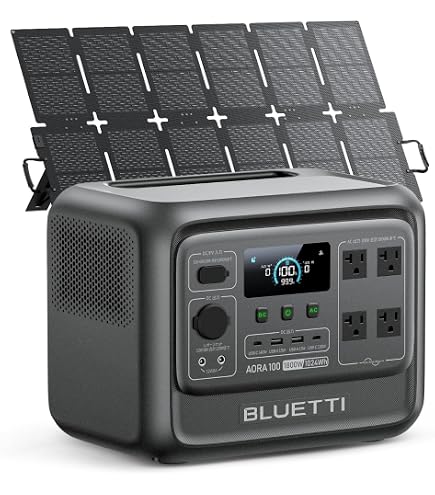 Amazon.co.jp: BLUETTI ポータブル電源 AORA 200 220Wソーラーパネル 1