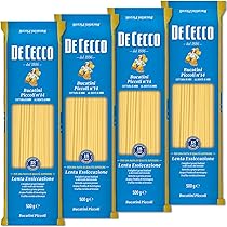 Amazon.co.jp: ディ・チェコ No.14 ブカティーニ・ピッコリ 500g×4袋