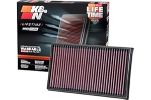 【並行輸入品】 K&N 純正交換 エアフィルター AUDI / VW 用 33-3005