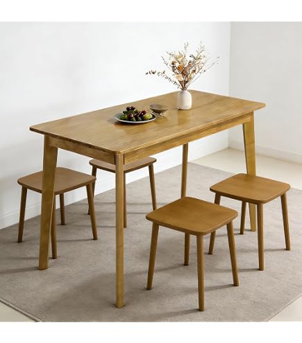 Amazon｜山善(YAMAZEN) ダイニングテーブル 4人用 幅135cm×奥行80cm