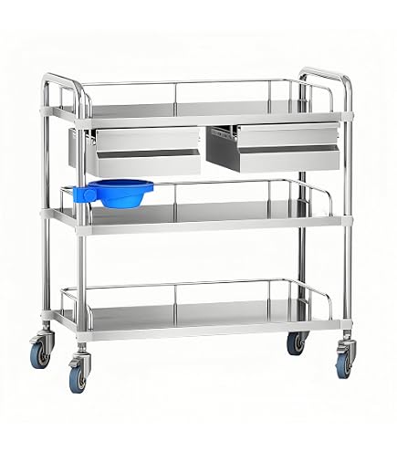 Amazon.co.jp: キャスター付き踏台 2段 /0-1583-02 : 産業・研究開発用品