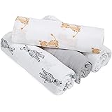 [エイデンアンドアネイエッセンシャルズ] おくるみ スワドル J941B safari babes 約112cm x 112cm