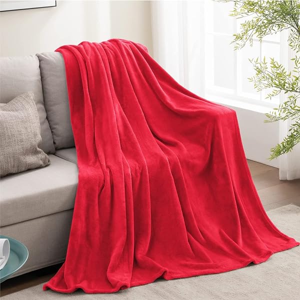 BEDELITE Fleece Blankets Red Throw Blankets for Couch u0026 Bed, Plush Cozy  Fuzzy Blanket 50 x 60, Super Soft u0026 Warm Blankets for Winter : Amazon.sg:  Home