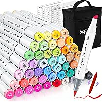 Amazon | SFAIH アルコールマーカー ブラシチップ&チゼルチップ