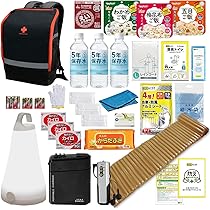 【特価セール】防災のミカタ 防災グッズ セット リュック 1人用 45点 赤 非 Amazon｜防災のミカタ 防災グッズ セット リュック 1人用 45点 赤 非常