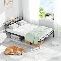 Amazon｜【宮棚・2口コンセント】ベッドフレーム シングルHoldm パイプ