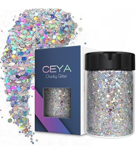 Paillettes Arts Créatifs Hemway - Flocons Chunky Sand Gold 3mm (1/8") - 100g - Pour Résine Époxy, Ongles, Décoration, Cosmétiques - Végan, Résistantes à L'Eau - 5
