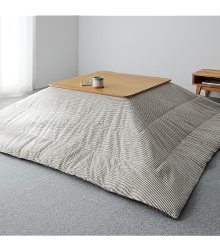 Amazon.co.jp : 無印良品 フランネルこたつふとん ブラウンチェック 小