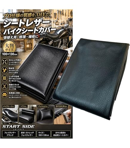 | バイク用 シートカバー張替キット グロンドマン3D立体裁断