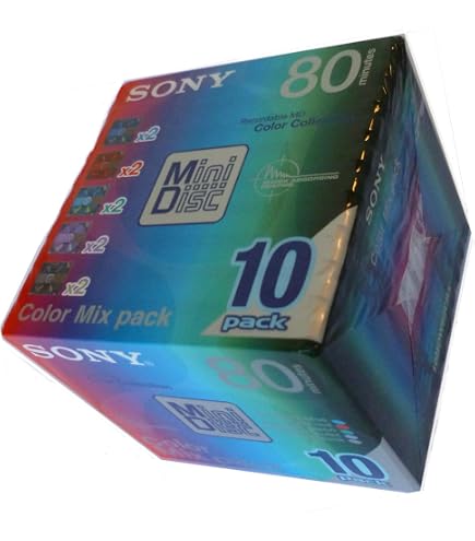 Amazon | SONY MD 74分 10枚パック カラーミックス | Sony | MDディスク