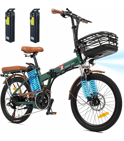 Amazon.co.jp: 【95％完成車納品】電動アシスト自転車 折り畳み 20