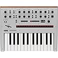 KORG モノフォニック アナログ シンセサイザー monologue SV モノローグ シルバー 25鍵 16ステップシーケンサー オシロスコープ搭載 電池駆動 軽量 持ち運びに最適
