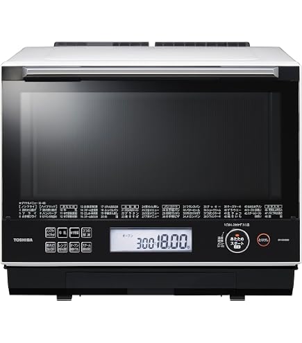 Amazon.co.jp: 東芝 過熱水蒸気オーブンレンジ 30L 石窯ドーム ER