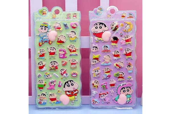 loong おしりぷにぷにシール かわいい ぷくぷく キャラクター 3D マシュマロ ふわふわ もちもち もっちりスクイーズ ステッカー シール帳 デコレーション 2セット007