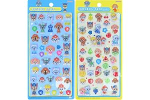 サンスター文具(Sun-Star Stationery) ボンボンドロップシール パウ・パトロール 【2個セット】 バッジ・フルーツ S8816697 S8816700