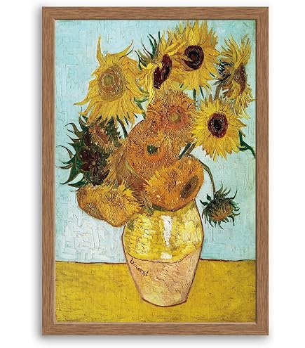 Amazon.co.jp: 【F6】 世界の名画額 花咲くアーモンドの木の枝 ゴッホ