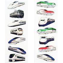 Amazon.co.jp: 電車 鉄道 シール 【新旧鉄道車両シリーズ】 キラキラ
