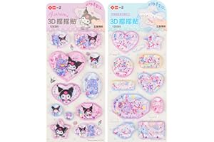 KRGNPLE 3D ご褒美シール よくできたシール 防水 かわいい 面白い DIY 装飾 手帳（B組み合わせ2パターン）