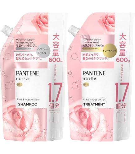 Amazon | パンテーン ノンシリコンシャンプー・トリートメント 詰替