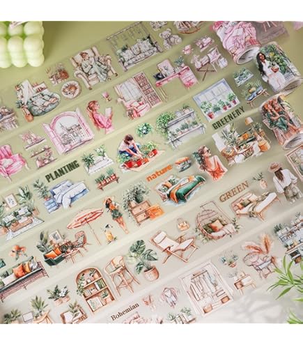 Amazon.co.jp: 海外マスキングテープ PET マステ 薔薇 トランプ 10m