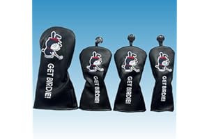 STYLE ウィンウィンスタイル GET BIRDIE! CAMO ヘッド フェアウェイウッド/ユーティリティ用 。クラブ カバー 5 スタイル セット バーディーをゲット! ゴルフヘッド 総柄刺繍ヘッドカバー ゴルフカバー ドライバー 木製カ FW対応 ユーティリティ 対応 変換ダグ