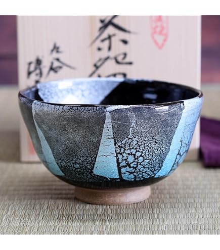 Amazon | 蓬莱茶碗 銘「石だたみ」(木箱付） 作家・人間国宝「清水卯一