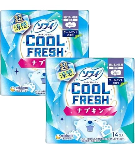 Amazon | ソフ ィ クールフレッシュ 超涼感ナプキン 260 羽つき 昼用