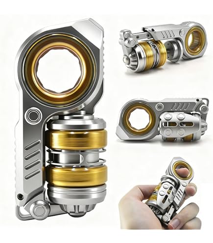 Amazon | WANWU EDC Kunwu フィジェットおもちゃ コンパクトラチェット