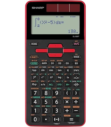 Amazon.co.jp: SHARP スタンダード関数電卓 ピタゴラス 415関数 EL