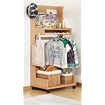 カリモク家具 XFVGA(480×854)壁紙 ハンガーラック ピュアオーク 幅60×奥行40×高さ132 cm  カリモク家具 XFVGA(480×854)壁紙 ハンガーラック ピュアオーク 幅60×奥行40×高さ132 cm