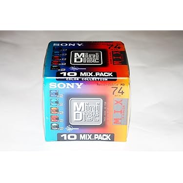SONY ソニー 10MDW74KX MDカセット 新品 Amazon | SONY MD 74分 10枚パック カラーミックス | Sony | MDディスク