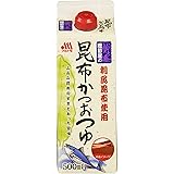 マルトモ 昆布かつおつゆK 500ml×3個